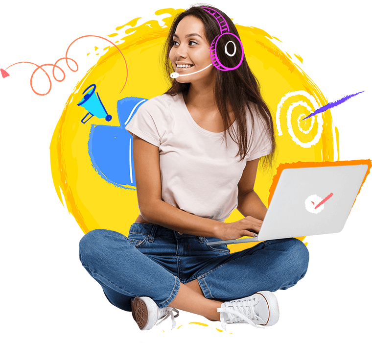 Conecte a los equipos de atención al cliente y acceda a información lista del cliente, tales como el historial de comunicaciones, la información de ventas, el historial de tickets, las interacciones en redes sociales, los proyectos en curso, los correos electrónicos y las encuestas enviadas, y mucho más con Zoho CRM Plus.