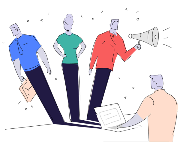 Réconciliez vos équipes de vente, de marketing et d'assistance en leur permettant de collaborer sans effort