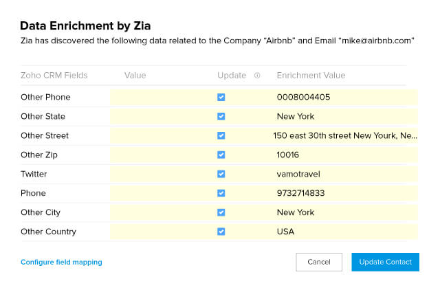 La búsqueda global le permite obtener información del cliente en cualquier momento, sin tener que invertir demasiado tiempo ni energía.
