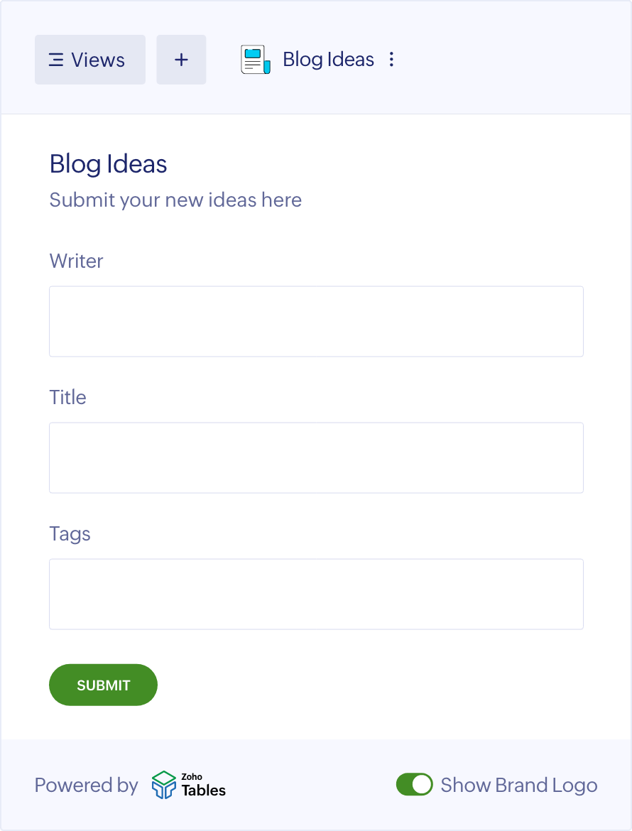 Effortlessly collect data with Form View