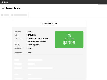 Travel booking UI in Zoho Spend