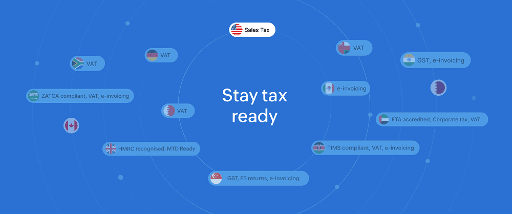 Zoho Books for tracking tax